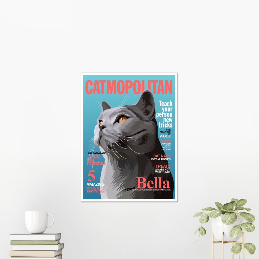 Pet Portraits | Catmopolitan: Custom Pet Portrait | Paw & Glory