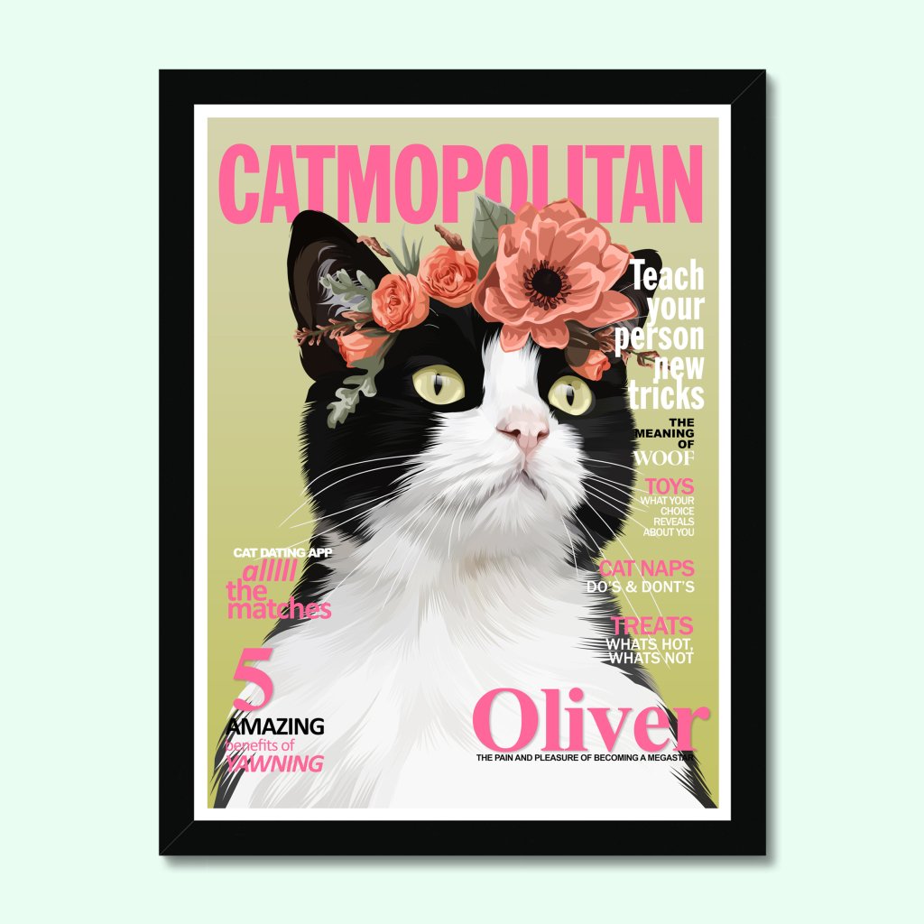 Pet Portraits | Catmopolitan: Custom Pet Portrait | Paw & Glory