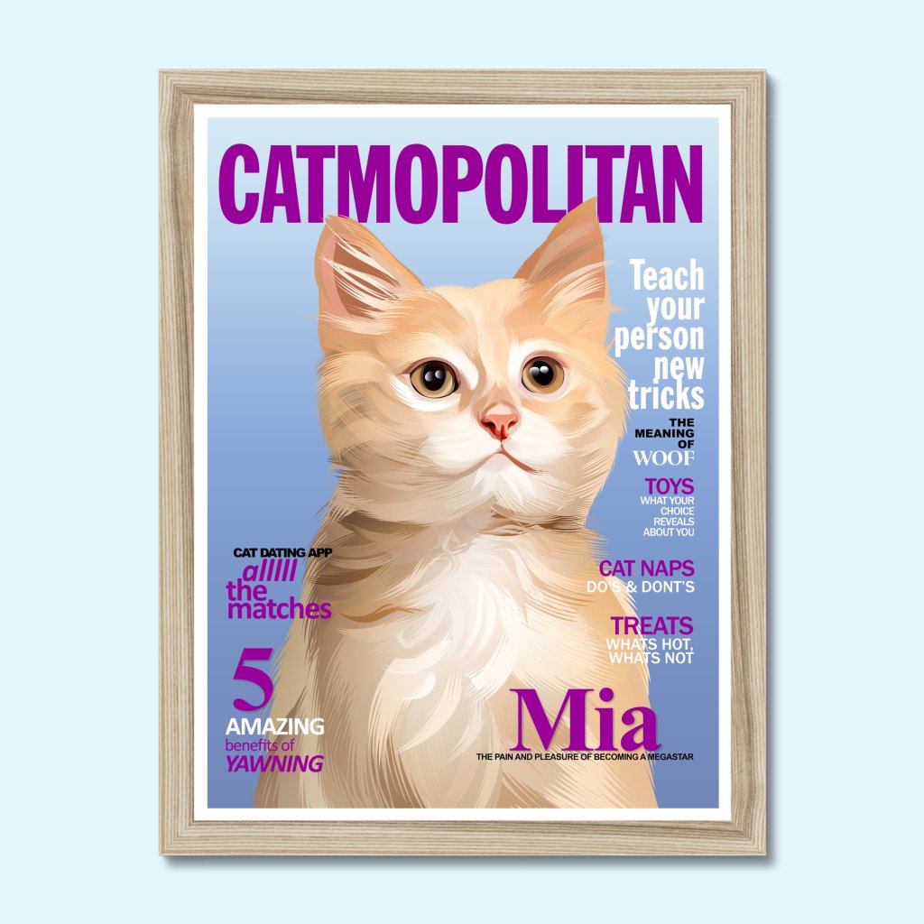 Pet Portraits | Catmopolitan: Custom Pet Portrait | Paw & Glory