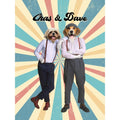 Chas & Dave: Custom Digital Download Pet Portrait