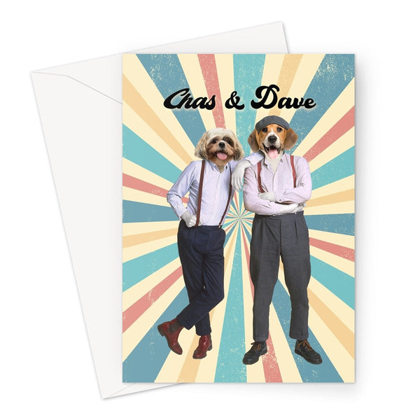 Cockney Music Duo Custom Pet Greeting Card | Pet Lover Gift | Paw & Glory