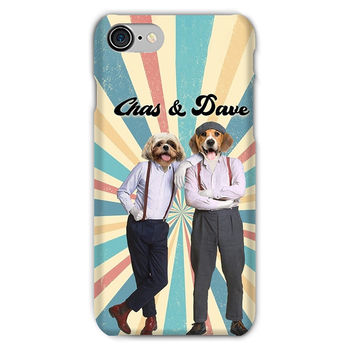 Pet Portraits | Chas & Dave: Custom Pet Phone Case | Paw & Glory