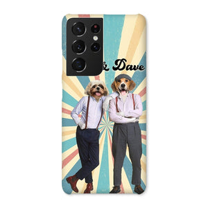 Chas & Dave: Custom Pet Phone Case - Paw & Glory - Dog Portraits - Pet Portraits