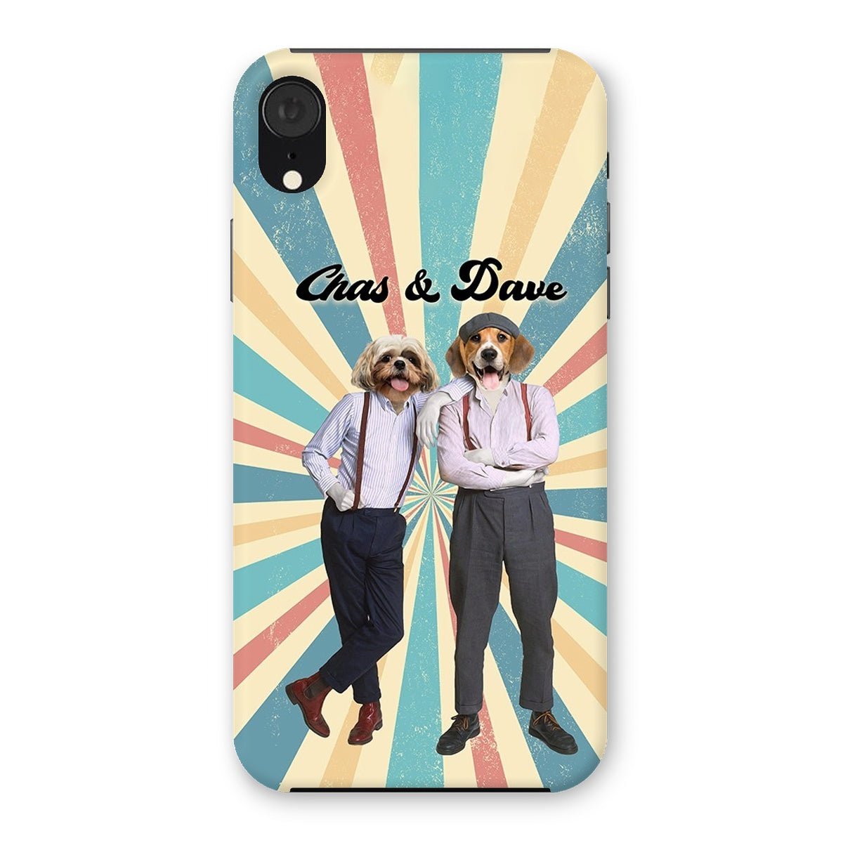 Pet Portraits | Chas & Dave: Custom Pet Phone Case | Paw & Glory