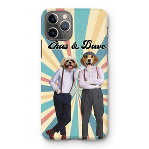 Chas & Dave: Custom Pet Phone Case - Paw & Glory - Dog Portraits - Pet Portraits