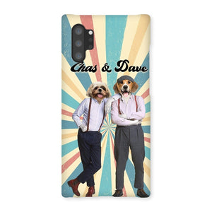 Chas & Dave: Custom Pet Phone Case - Paw & Glory - Dog Portraits - Pet Portraits