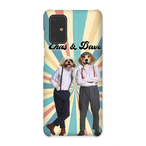 Chas & Dave: Custom Pet Phone Case - Paw & Glory - Dog Portraits - Pet Portraits