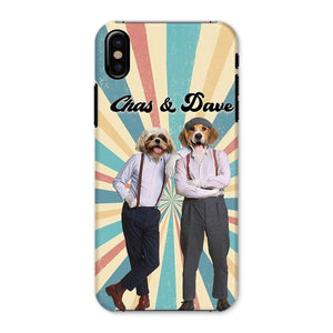 Chas & Dave: Custom Pet Phone Case - Paw & Glory - Dog Portraits - Pet Portraits