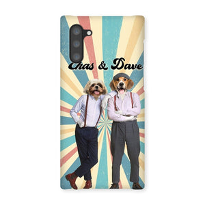 Chas & Dave: Custom Pet Phone Case - Paw & Glory - Dog Portraits - Pet Portraits