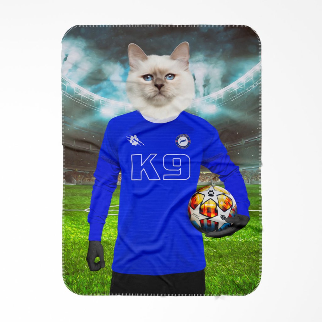 Pet Portraits | Chelsea Football Club: Custom Pet Blanket | Paw & Glory