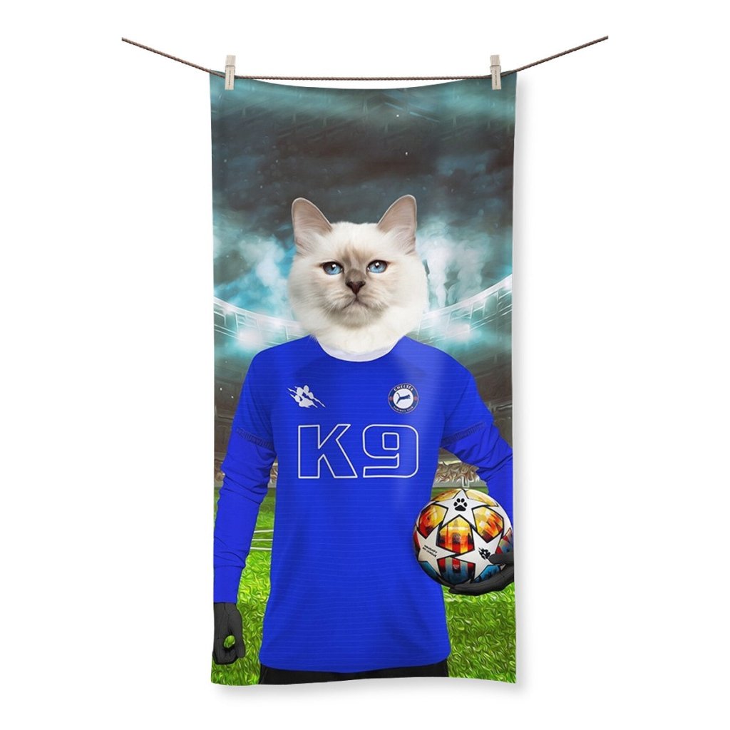 Pet Portraits | Chelsea Football Club: Custom Pet Towel | Paw & Glory