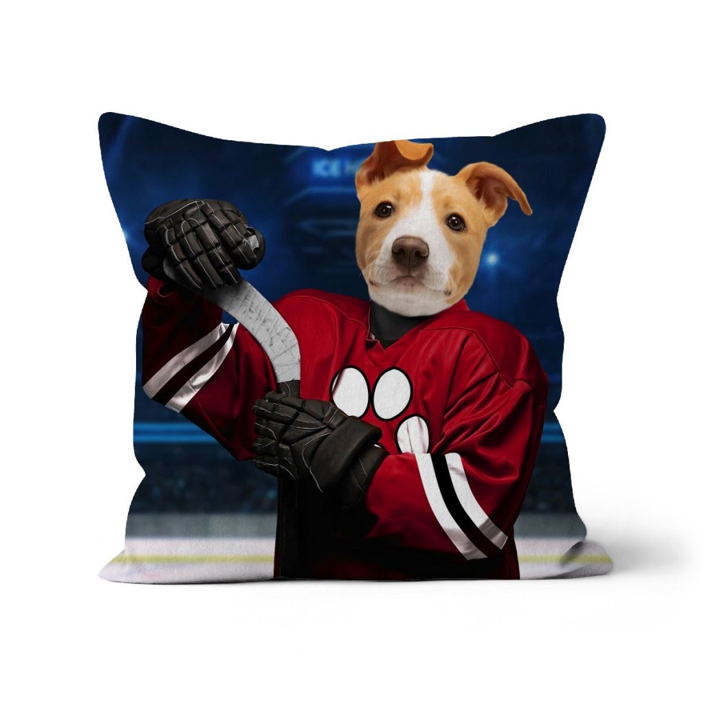 Pet Portraits | Chicago Pawhawks: Custom Pet Pillow | Paw & Glory