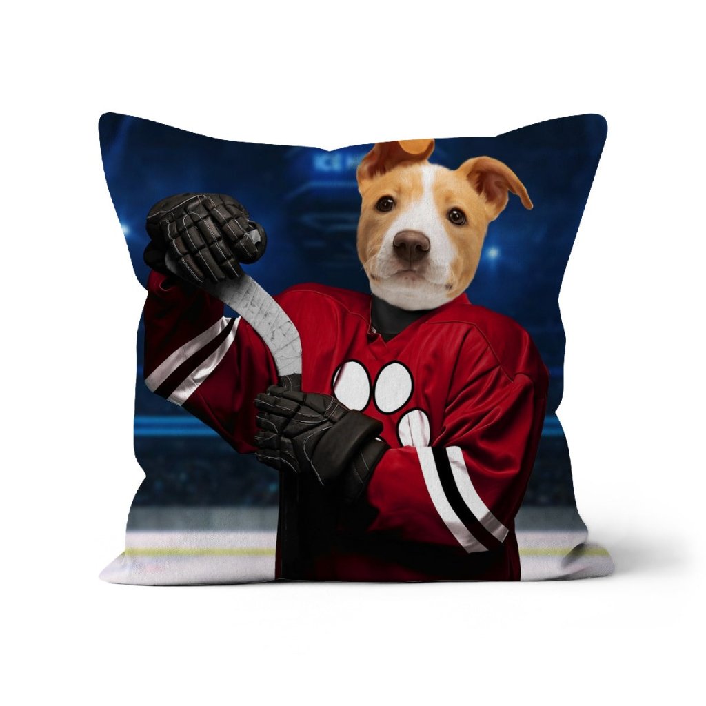 Pet Portraits | Chicago Pawhawks: Custom Pet Pillow | Paw & Glory