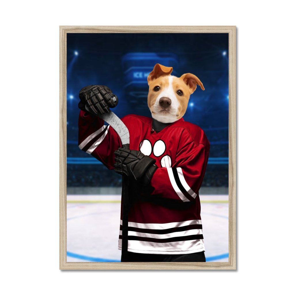 Pet Portraits | Chicago Pawhawks: Custom Pet Portrait | Paw & Glory