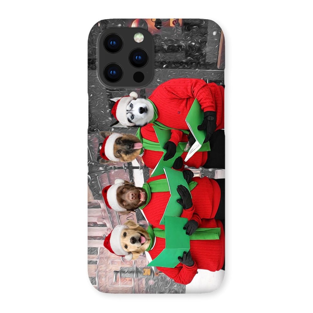 Pet Portraits | Christmas Choir: Custom Pet Phone Case | Paw & Glory