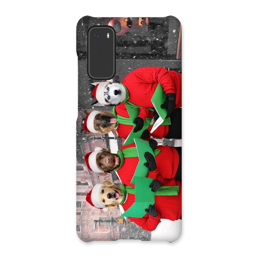 Pet Portraits | Christmas Choir: Custom Pet Phone Case | Paw & Glory