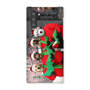 Christmas Cheer Choir: Custom Pet Phone Case - Paw & Glory - Dog Portraits - Pet Portraits
