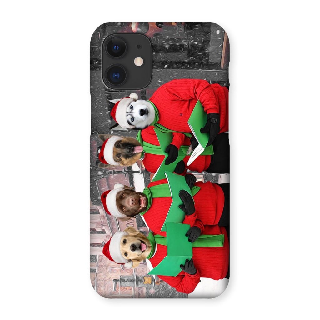 Pet Portraits | Christmas Choir: Custom Pet Phone Case | Paw & Glory