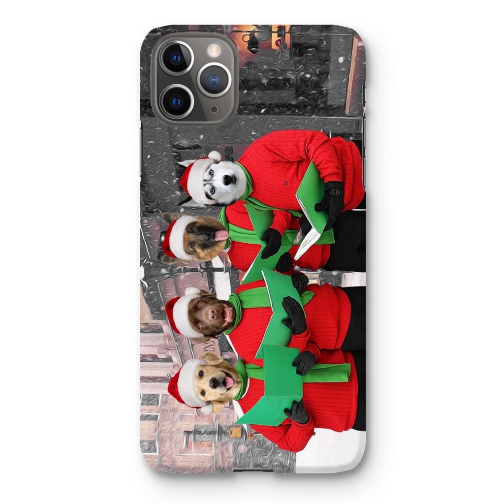 Pet Portraits | Christmas Choir: Custom Pet Phone Case | Paw & Glory