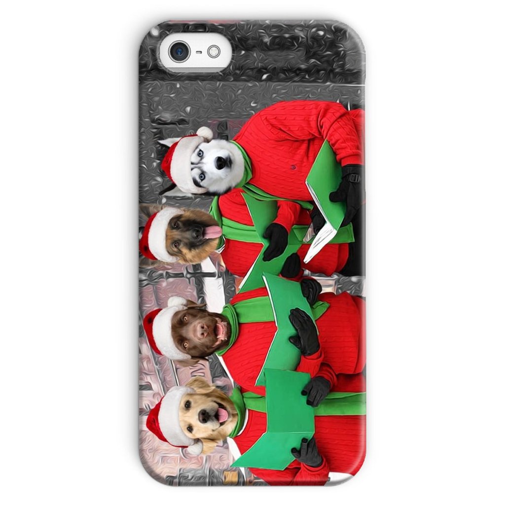 Pet Portraits | Christmas Choir: Custom Pet Phone Case | Paw & Glory