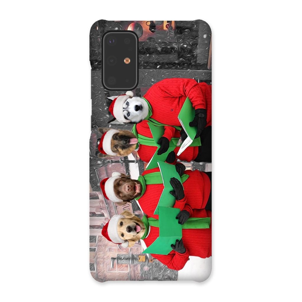 Pet Portraits | Christmas Choir: Custom Pet Phone Case | Paw & Glory