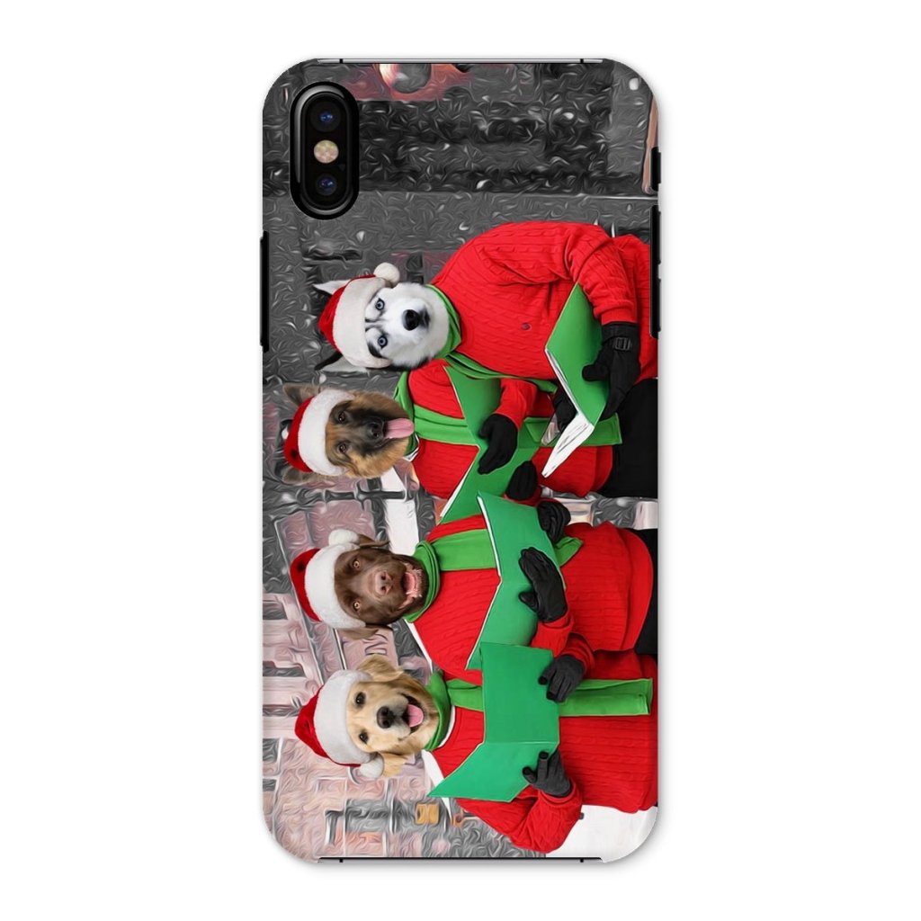 Pet Portraits | Christmas Choir: Custom Pet Phone Case | Paw & Glory