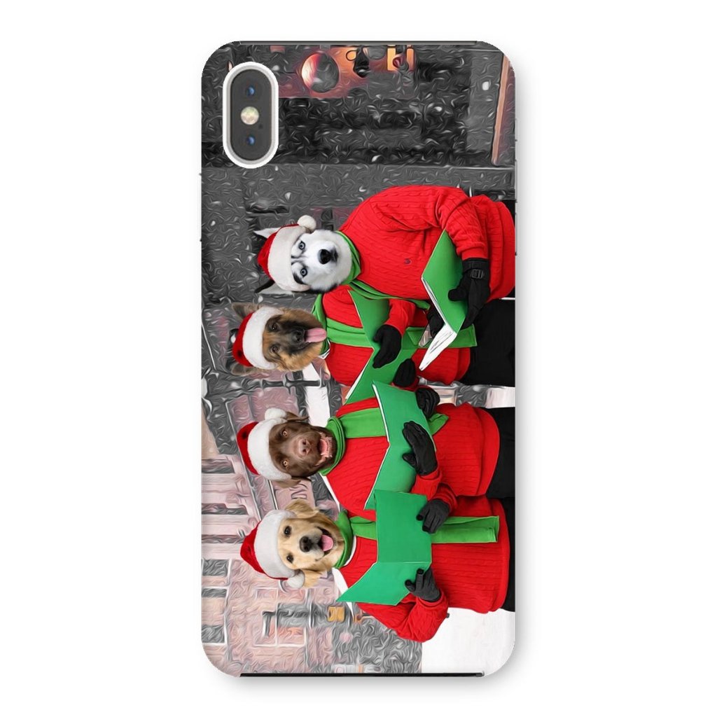 Pet Portraits | Christmas Choir: Custom Pet Phone Case | Paw & Glory