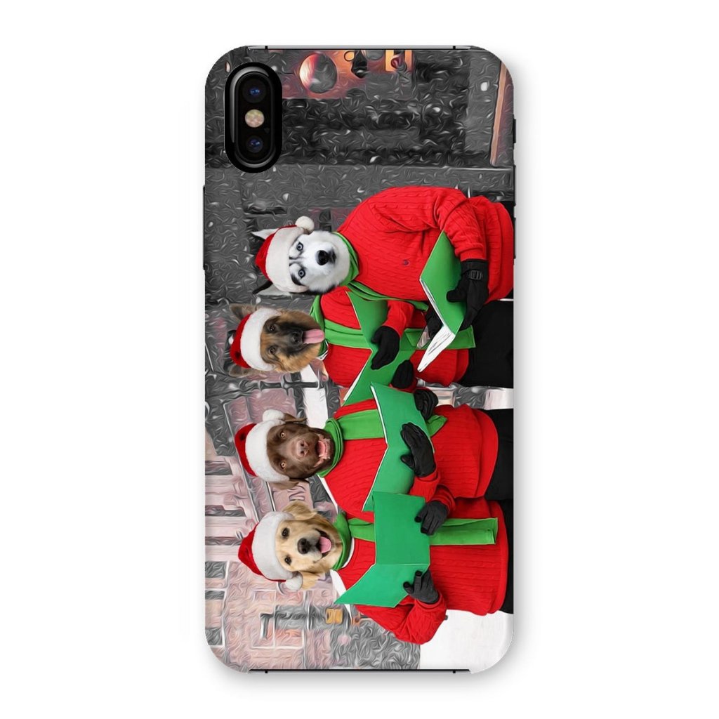 Pet Portraits | Christmas Choir: Custom Pet Phone Case | Paw & Glory
