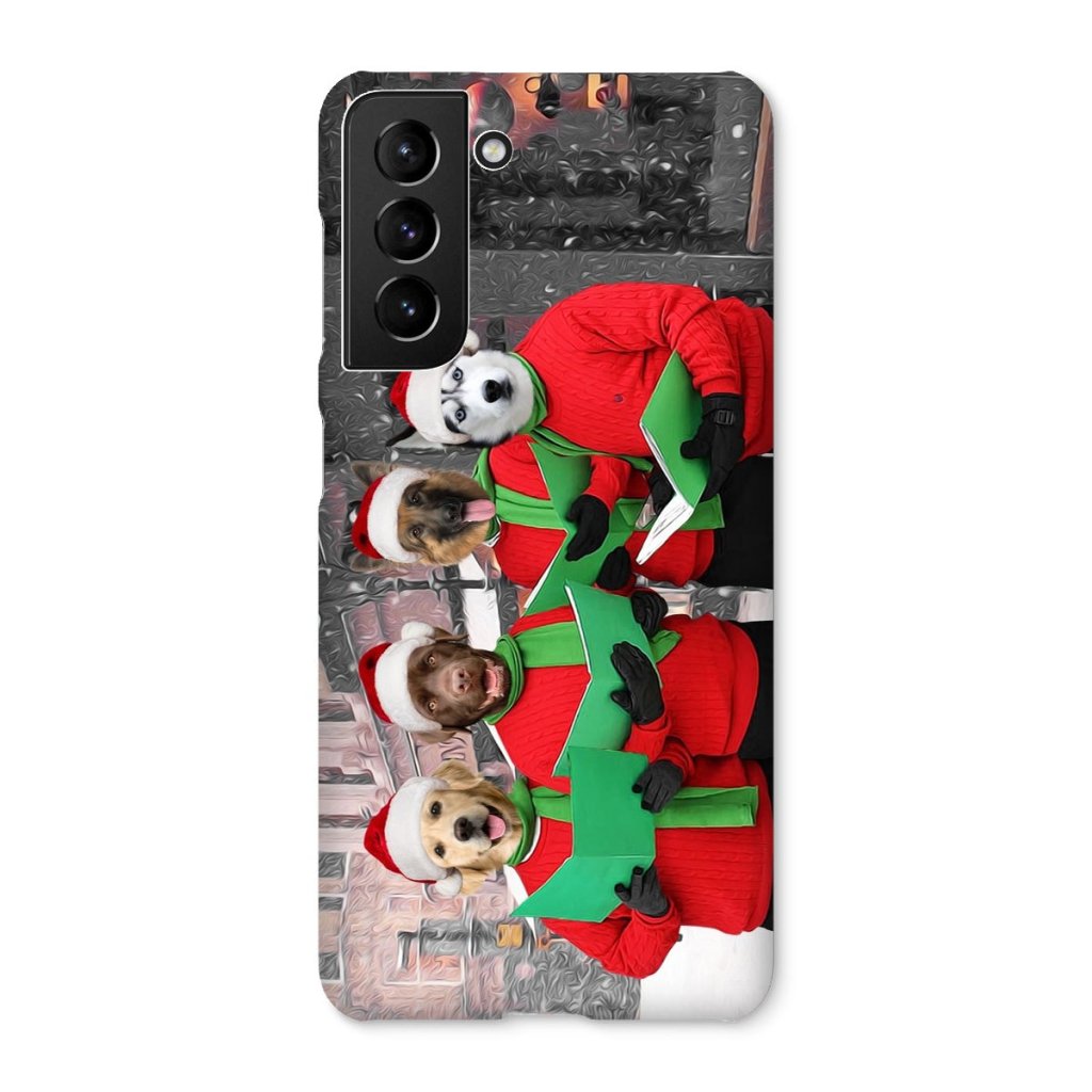 Pet Portraits | Christmas Choir: Custom Pet Phone Case | Paw & Glory