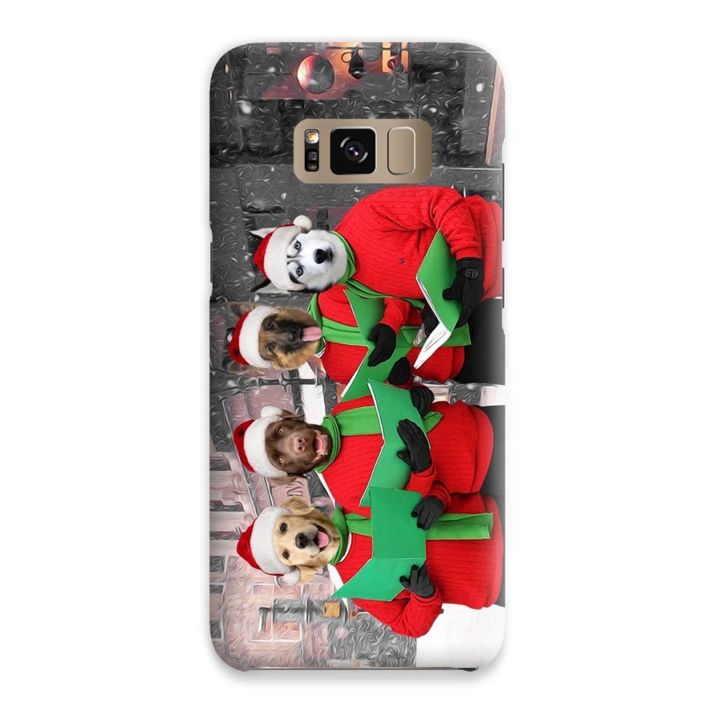 Pet Portraits | Christmas Choir: Custom Pet Phone Case | Paw & Glory
