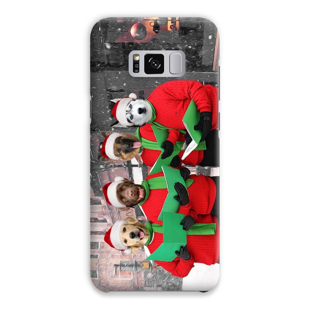 Pet Portraits | Christmas Choir: Custom Pet Phone Case | Paw & Glory