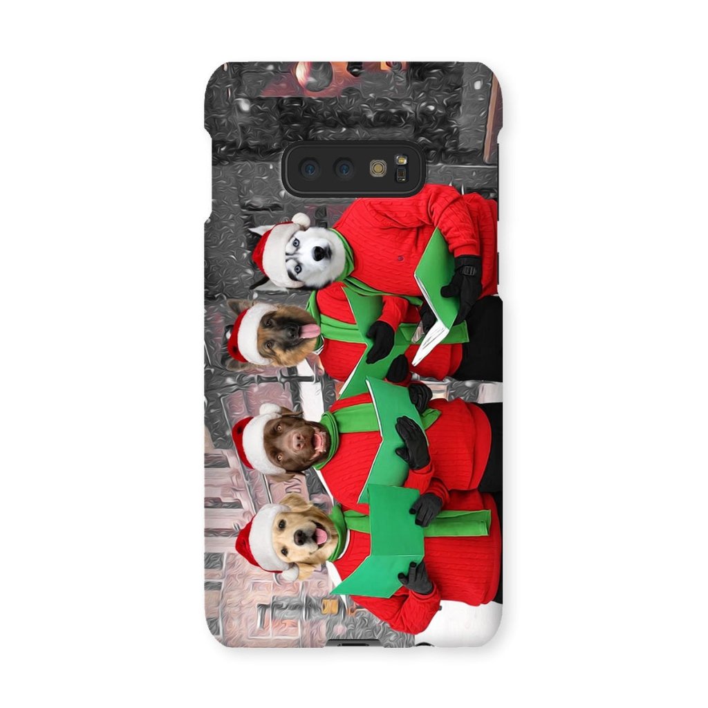 Pet Portraits | Christmas Choir: Custom Pet Phone Case | Paw & Glory