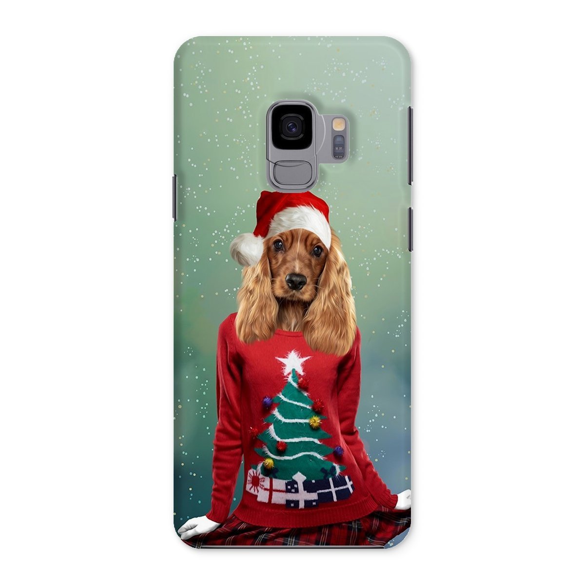 Pet Portraits | Christmas Jumper Chick: Custom Pet Phone Case | Paw & Glory