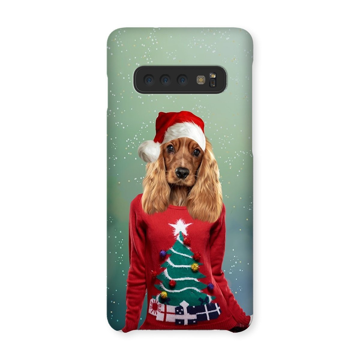 Pet Portraits | Christmas Jumper Chick: Custom Pet Phone Case | Paw & Glory
