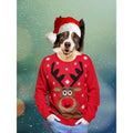 Christmas Jumper Dude: Custom Digital Download Pet Portrait