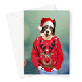 Christmas Jumper Dude: Custom Pet Greeting Card
