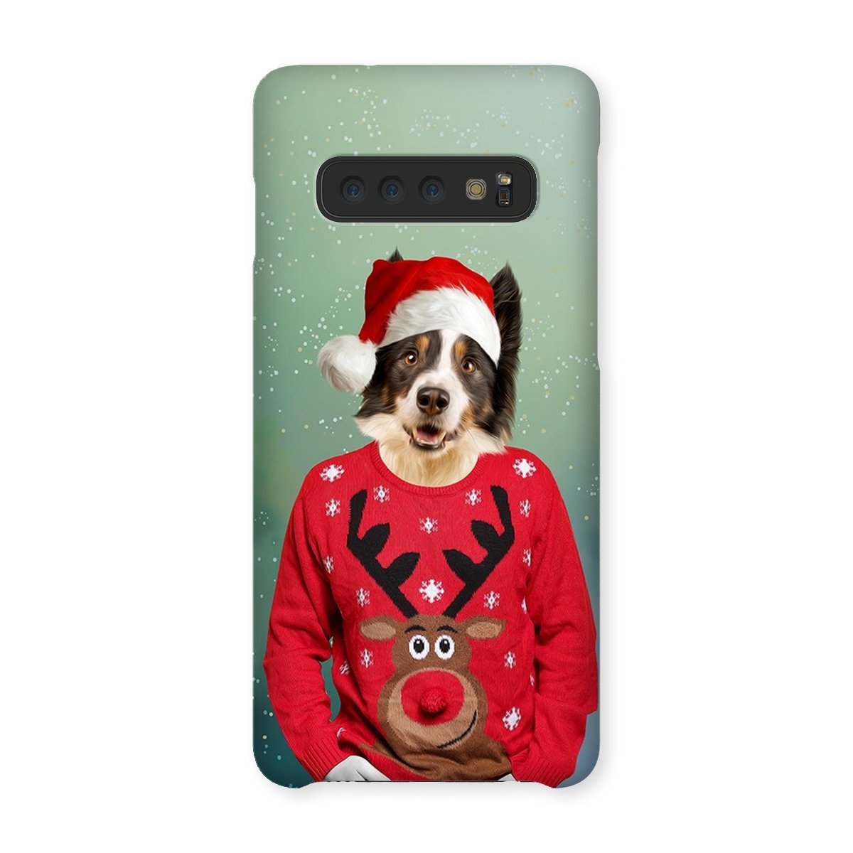 Pet Portraits | Christmas Jumper Dude: Custom Pet Phone Case | Paw & Glory