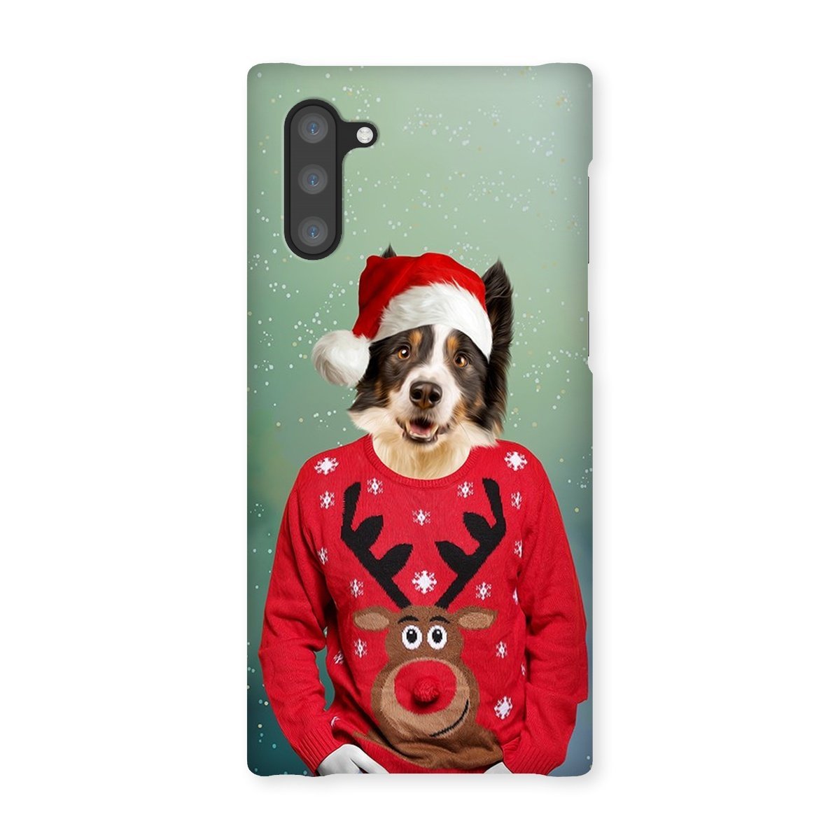 Pet Portraits | Christmas Jumper Dude: Custom Pet Phone Case | Paw & Glory
