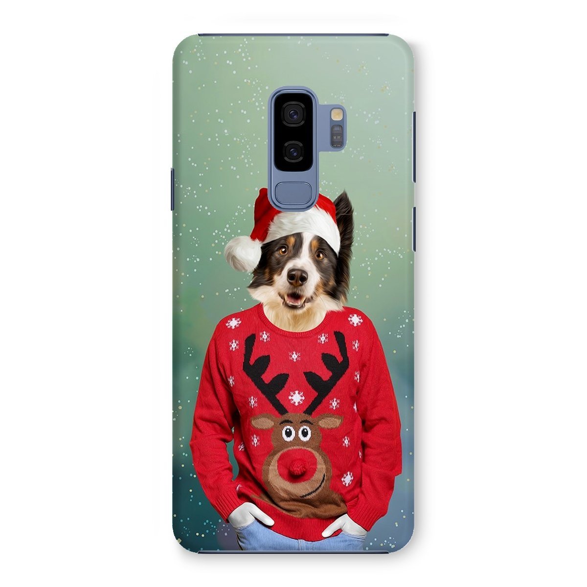 Pet Portraits | Christmas Jumper Dude: Custom Pet Phone Case | Paw & Glory