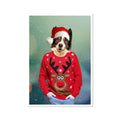 Christmas Jumper Dude: Custom Pet Poster