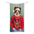 Christmas Jumper Dude: Custom Pet Towel