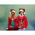 Christmas Jumper Duo: Custom Digital Download Pet Portrait