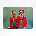 Christmas Jumper Duo: Custom Pet Blanket