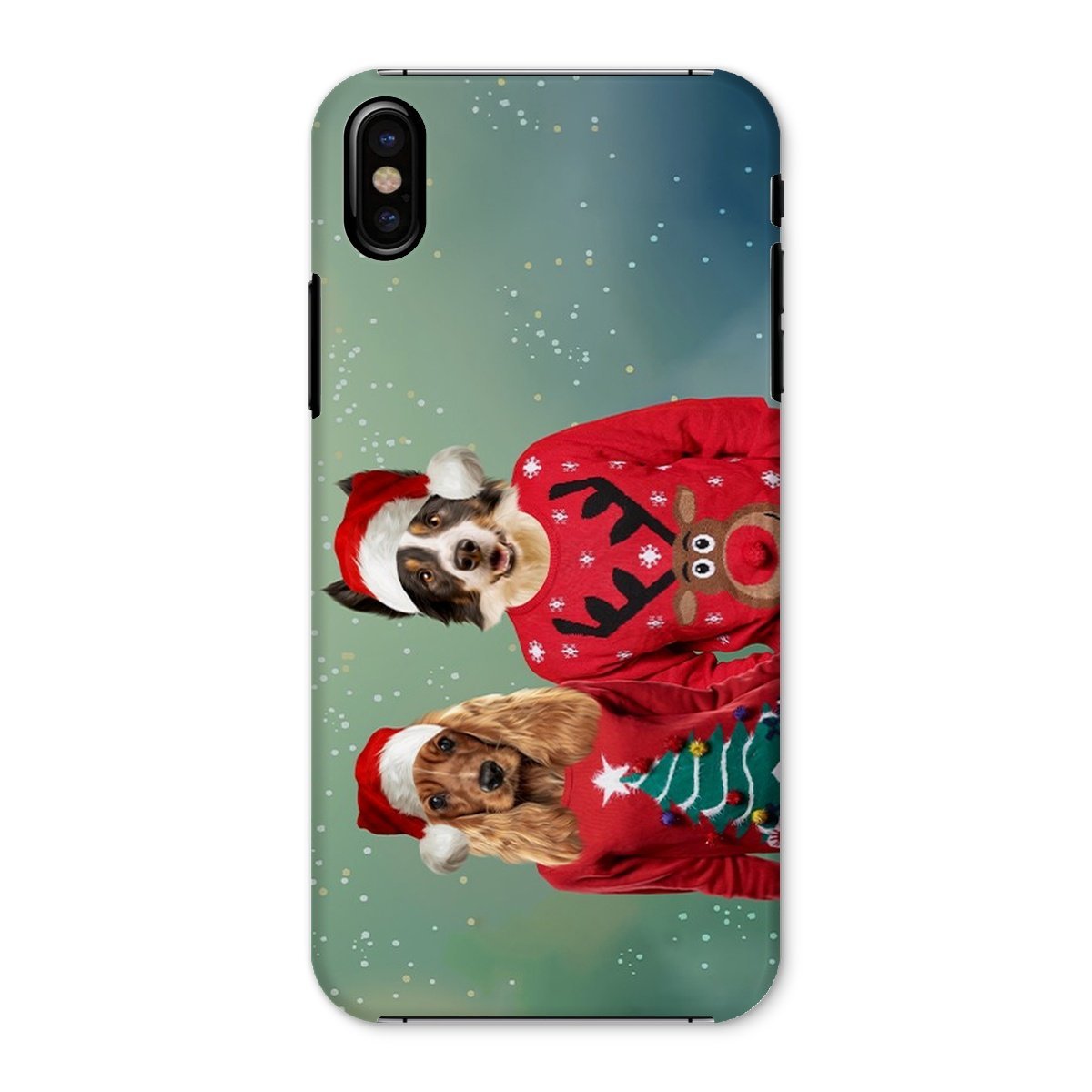 Pet Portraits | Christmas Jumper Duo: Custom Pet Phone Case | Paw & Glory