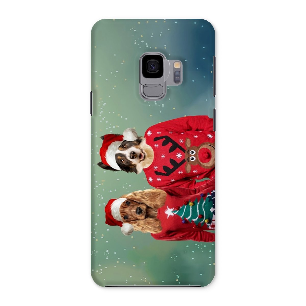 Pet Portraits | Christmas Jumper Duo: Custom Pet Phone Case | Paw & Glory