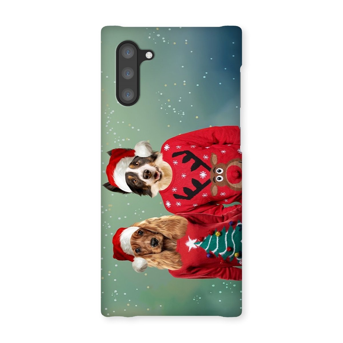 Pet Portraits | Christmas Jumper Duo: Custom Pet Phone Case | Paw & Glory