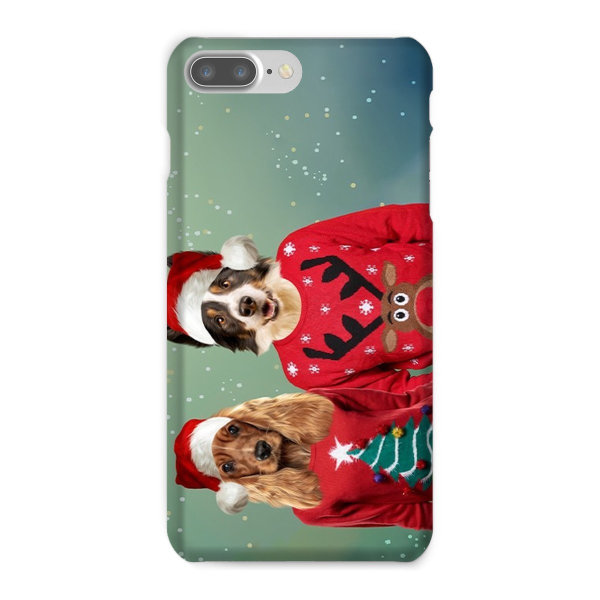 Pet Portraits | Christmas Jumper Duo: Custom Pet Phone Case | Paw & Glory