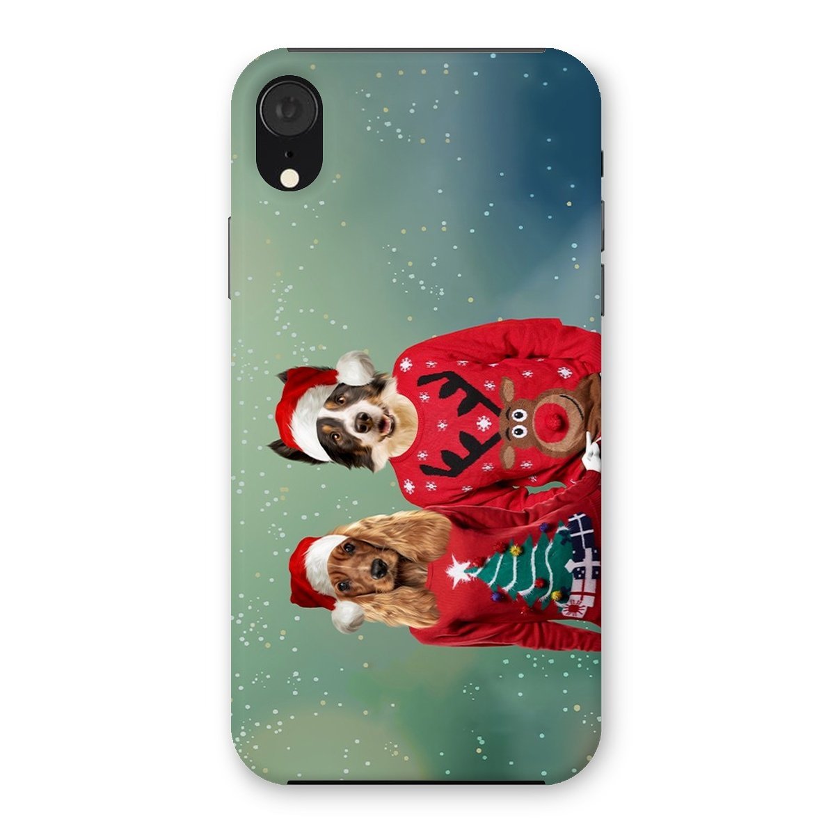 Pet Portraits | Christmas Jumper Duo: Custom Pet Phone Case | Paw & Glory