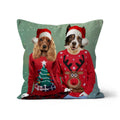 Christmas Jumper Duo: Custom Pet Pillow