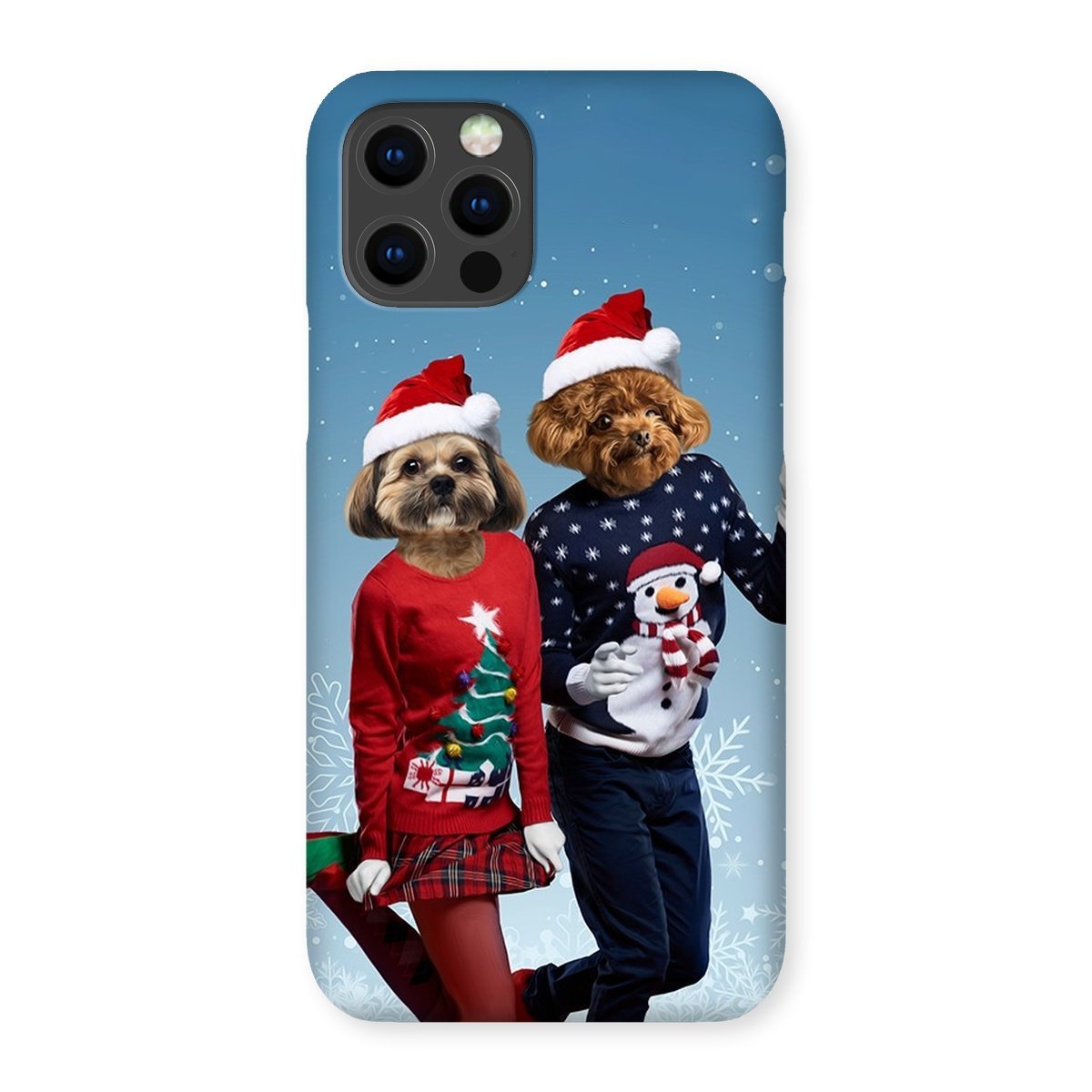 Pet Portraits | Christmas Lovers: Custom Pet Phone Case | Paw & Glory
